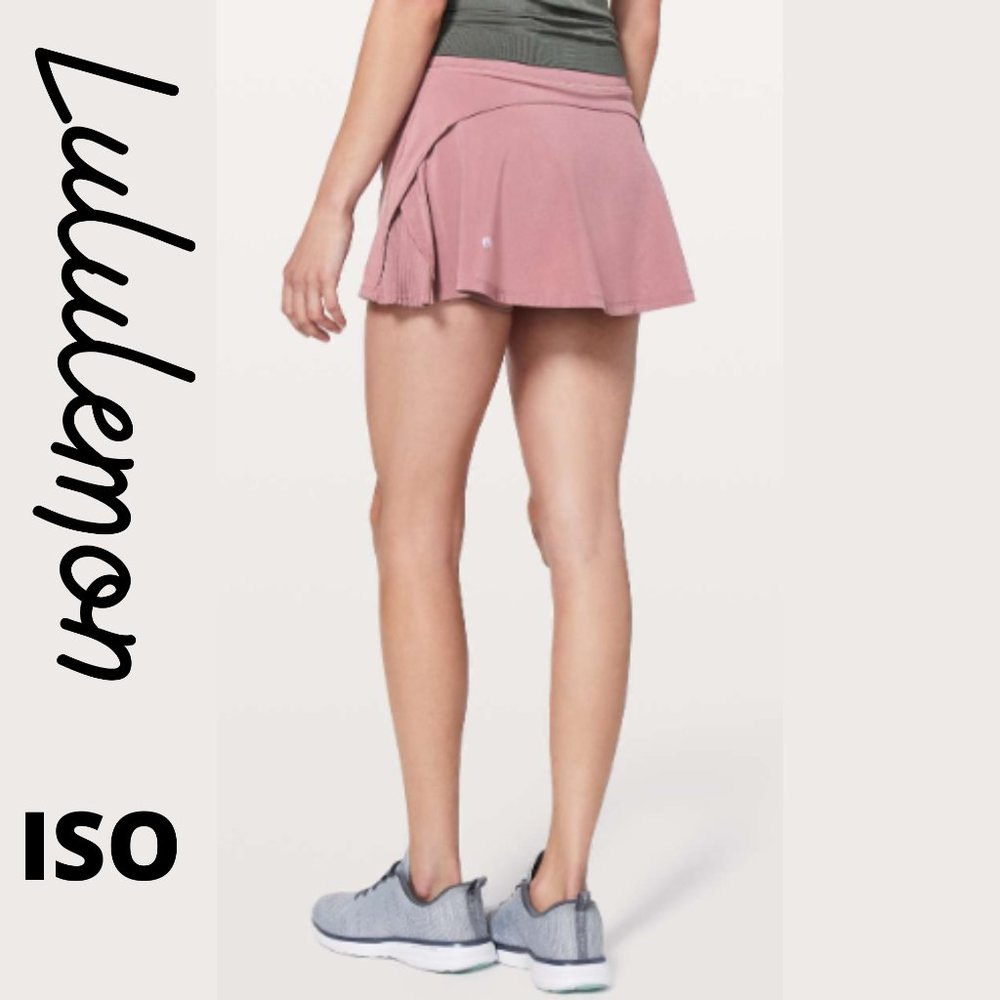 ISO Lululemon Play Off the Pleats skirt size 2